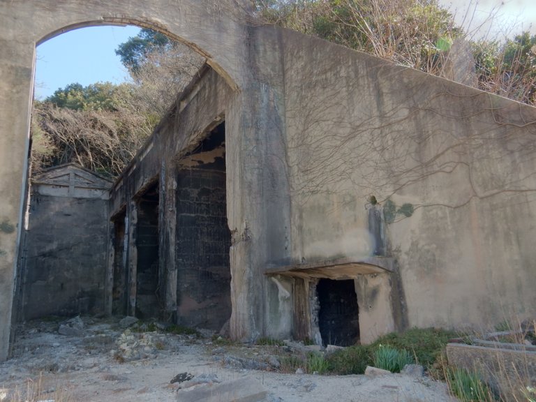 Ruins of Ookunoshima chemical weapons storage facility