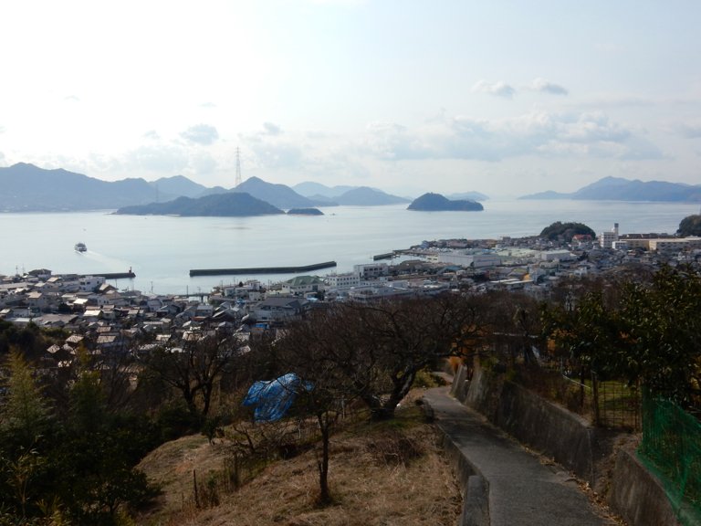 View of Seto Inland Sea from Tadanoumi