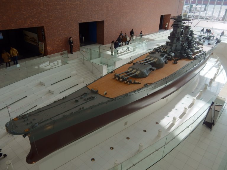 Battleship Yamato model